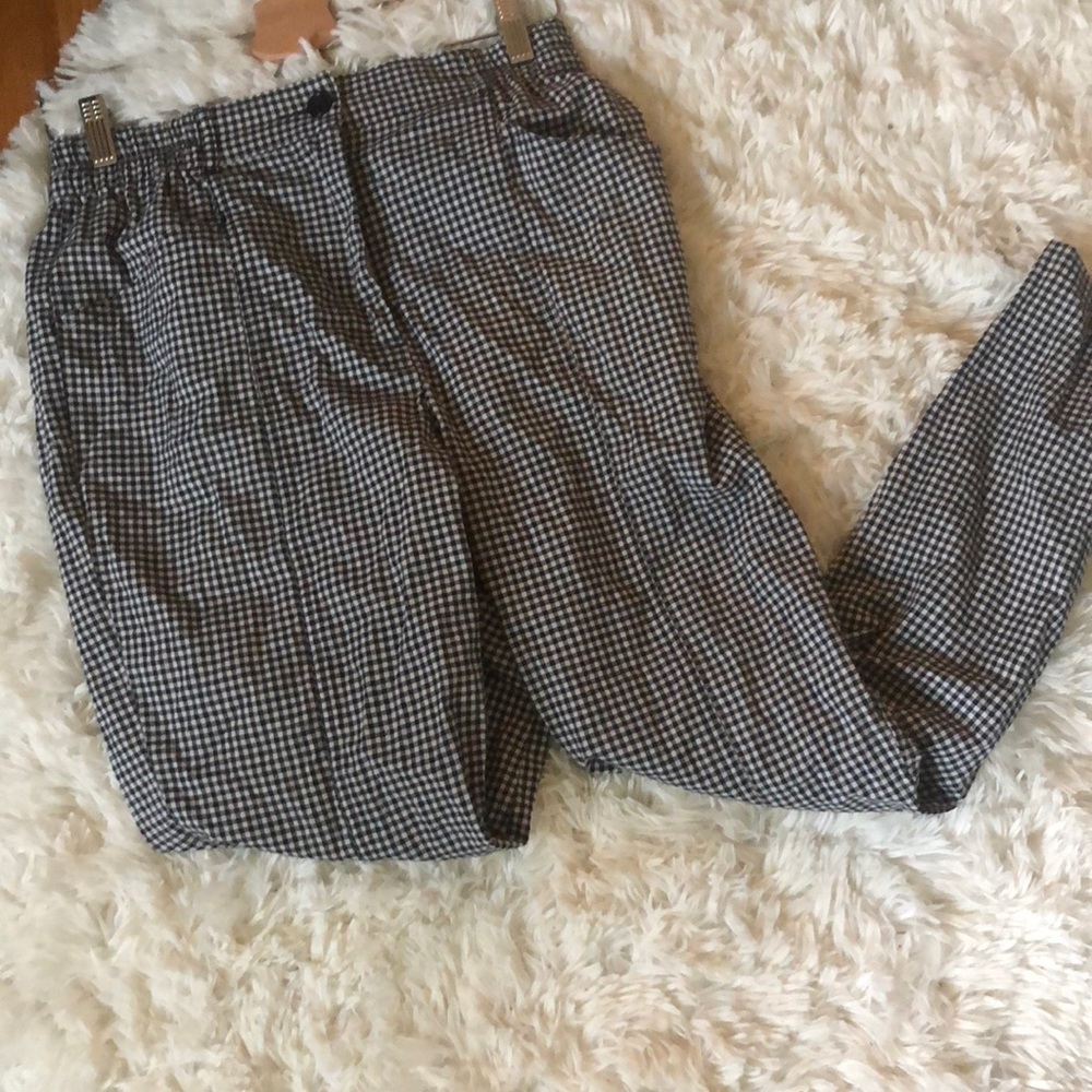 Urban outfitters cigarette pants black & white